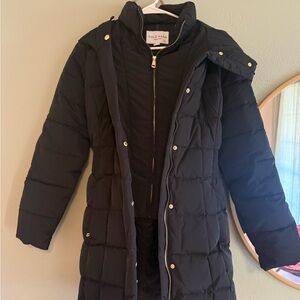 Cole Haan Women's Quilted Black Puffer Jacket
